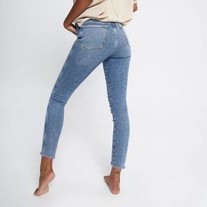 Free People Raw High-Rise Jegging